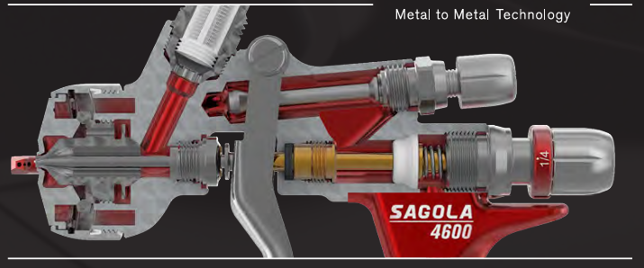 Pistol 4600 Digital BAR Clear, Sagola, 1.3
